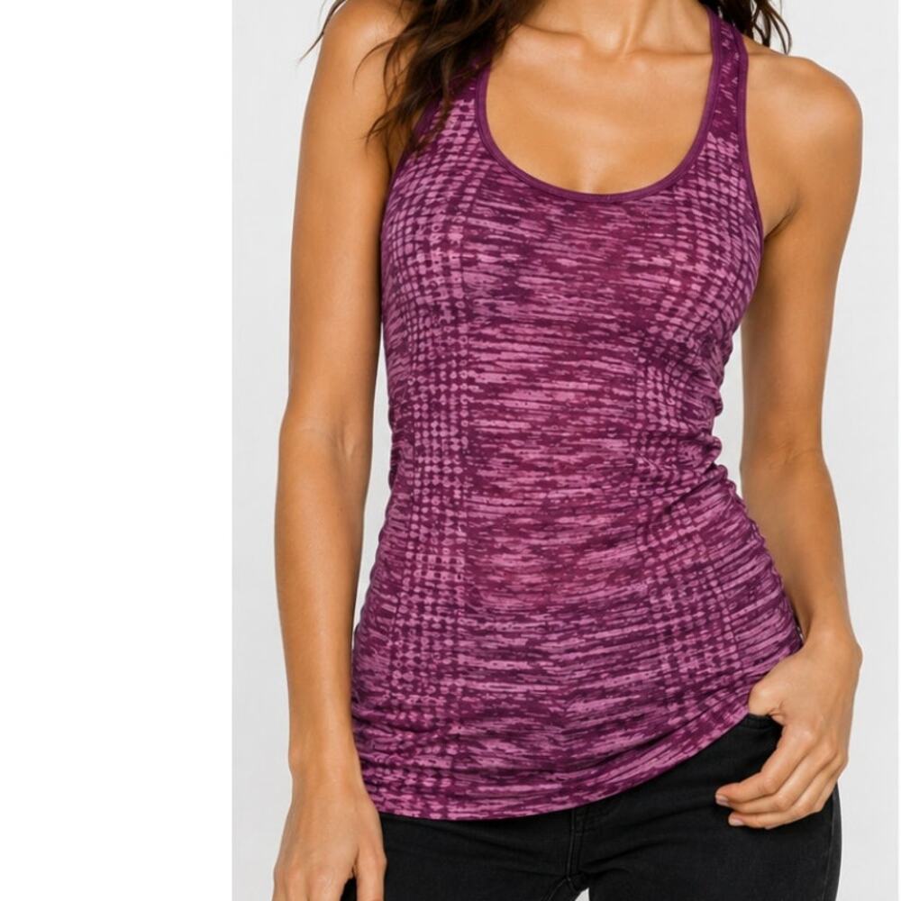 One Monarchy Racerback Tank Top Purple Pink Burnout Y2K Revival NWT Deadstock